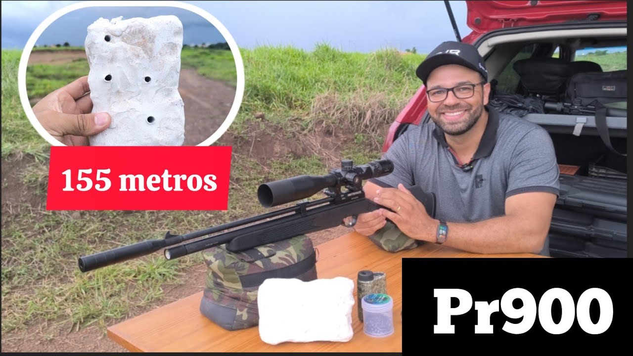 Pr900s aos 155 metros em Plastilina