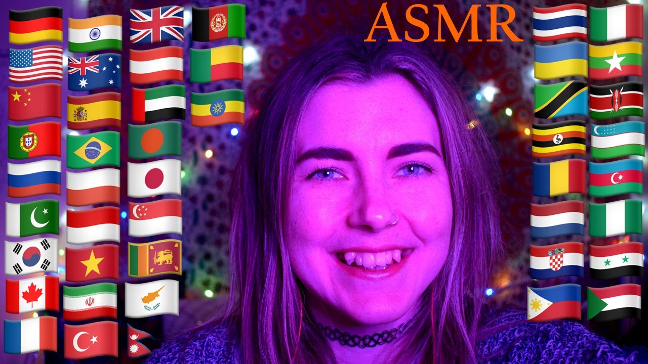 ASMR: Saying ✨HELLO✨ in 100 Languages (Whispered)
