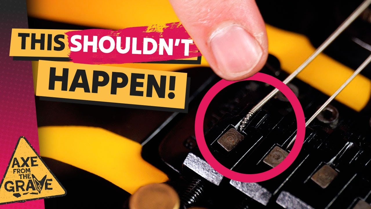 Can I SAVE This ESP's BROKEN Floyd Rose? | Axe From The Grave