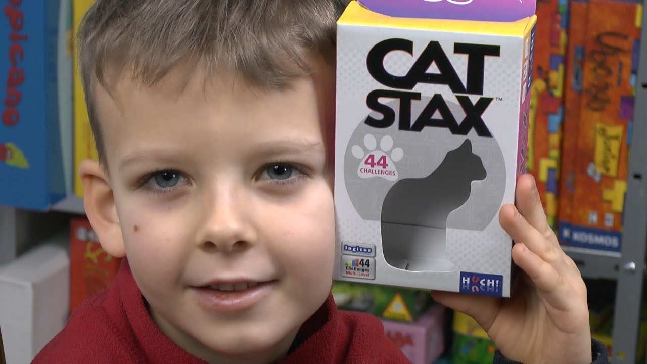 Cat Stax (Huch!) - ab 7 Jahre - Logikspiel für Katzenliebhaber