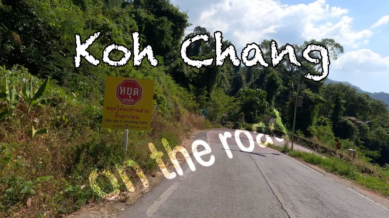 Koh Chang, Thailand. from the famouse curve to bailan. 2026 🇹🇭🏝️🛵