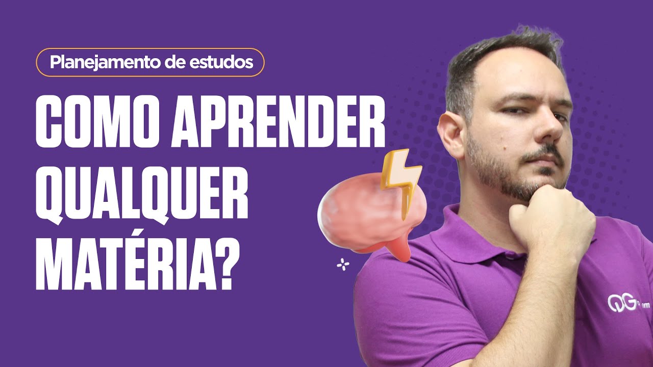 PLANO DE ESTUDOS: Como aprender qualquer mat&eacute;ria? - QG  DO ENEM