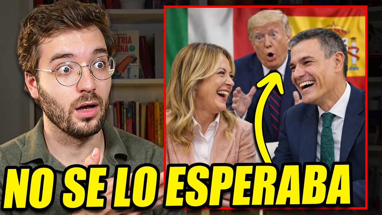 ITALIA SE SUMA A ESPAÑA CONTRA TRUMP. HASTA MELONI DICE 