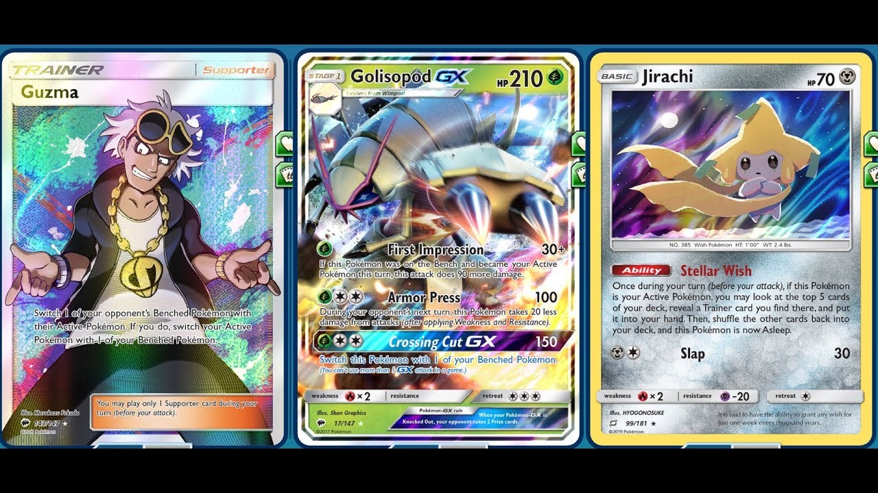 Top Tier GOLISOPOD GX Deck, Strongest GRASS Deck, Upgraded With JIRACHI Combo