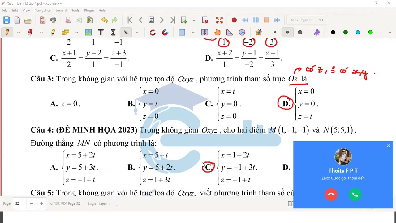 Bài 2 Phương trình đường thẳng (p2)