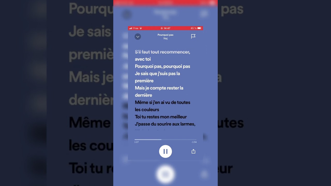 Nej / Pourquoi pas / Speed up