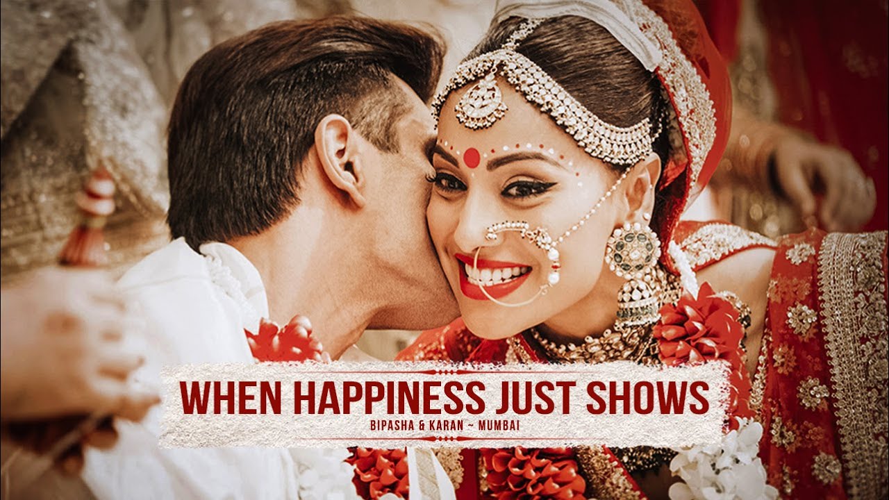 WHEN HAPPINESS JUST SHOWS - Bipasha Basu & Karan Grover Trailer // Best Wedding Highlights // Mumbai