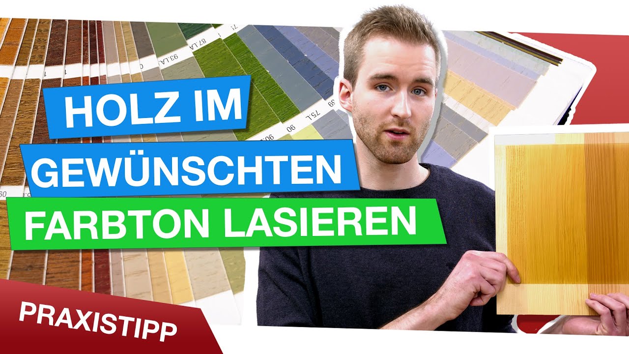 Farbige Holzlasur anwenden - so geht&rsquo;s richtig!