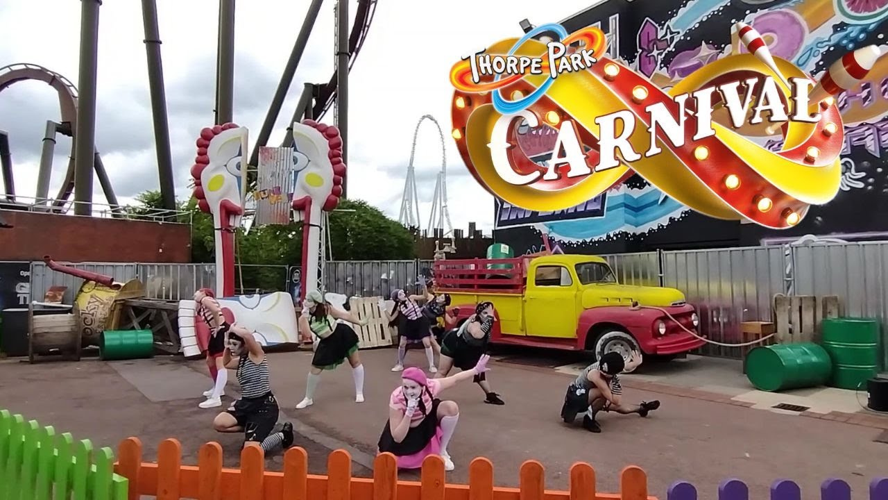 Mime Flashmob Carnival 2023 at Thorpe Park Resort