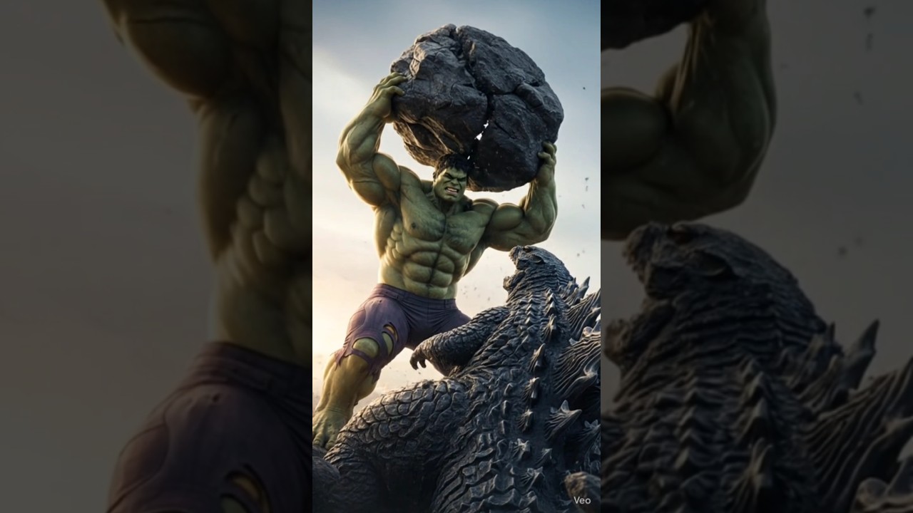 Hulk Go Agressive on Godzilla 