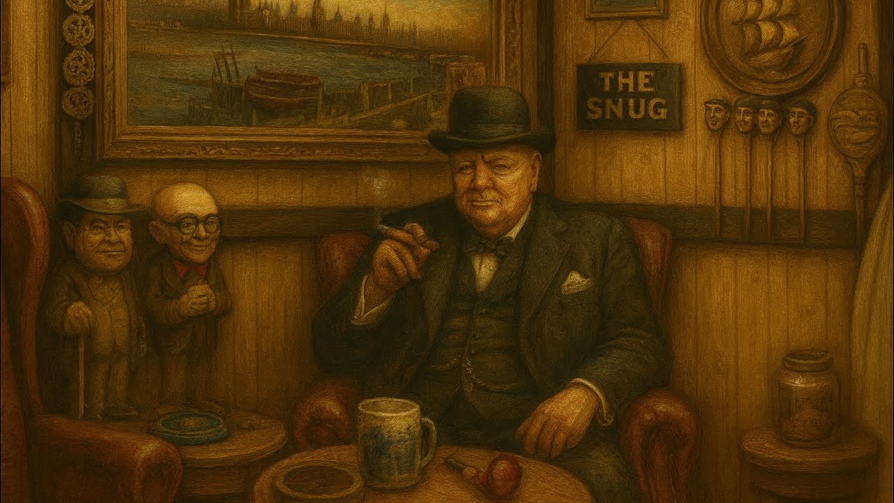 A Quiet Churchill Corner Pipe Chat