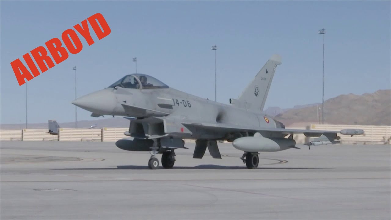 Spanish Air Force Eurofighter Typhoon At Red Flag