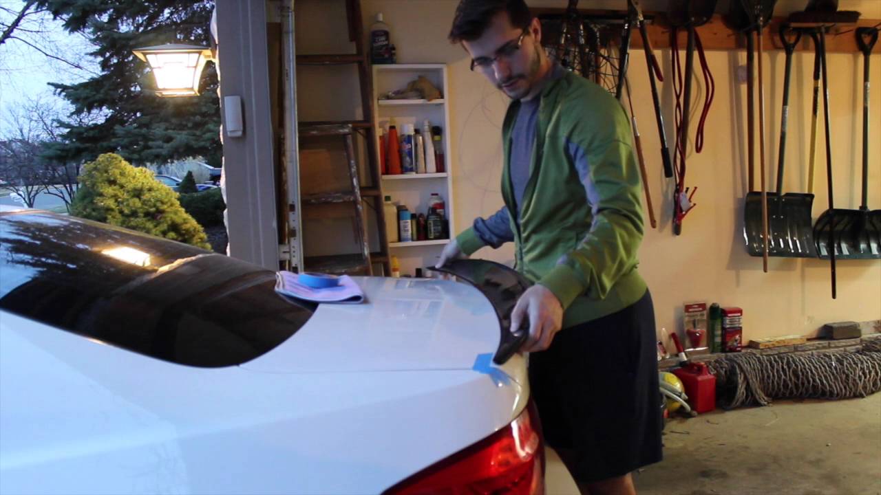 Carbon Fiber Spoiler Installation On My BMW 335i