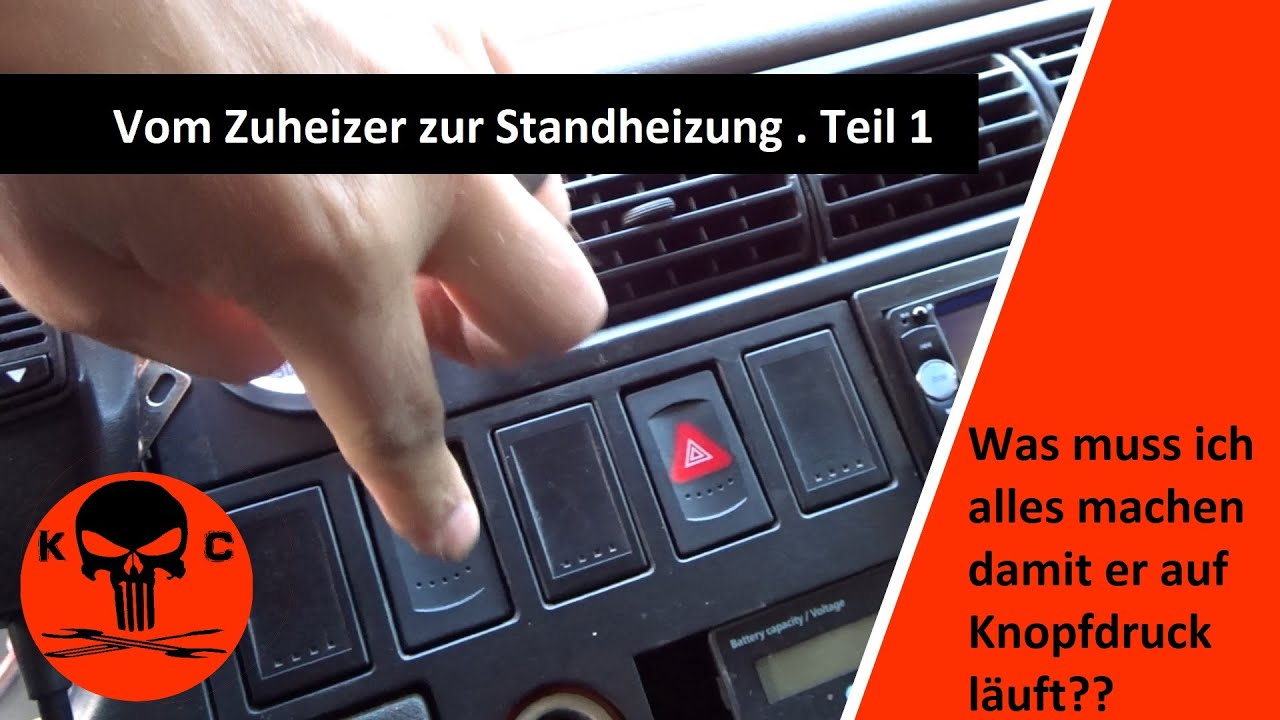 Vom Zuheizer D3WZ zur Standheizung Teil 1. #Camperumbau #T4 #Zuheizer