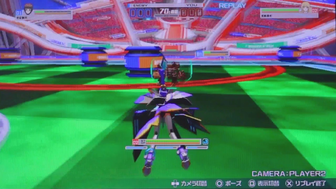 21.01.20 とある魔術の電脳戦機 Vita版 エンジェラン vs グリスボック ミラーが使えたらもう少し抗えるのだけど…