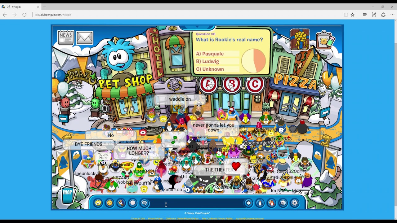 THE LAST 10 MINUTES OF CLUB PENGUIN!!!