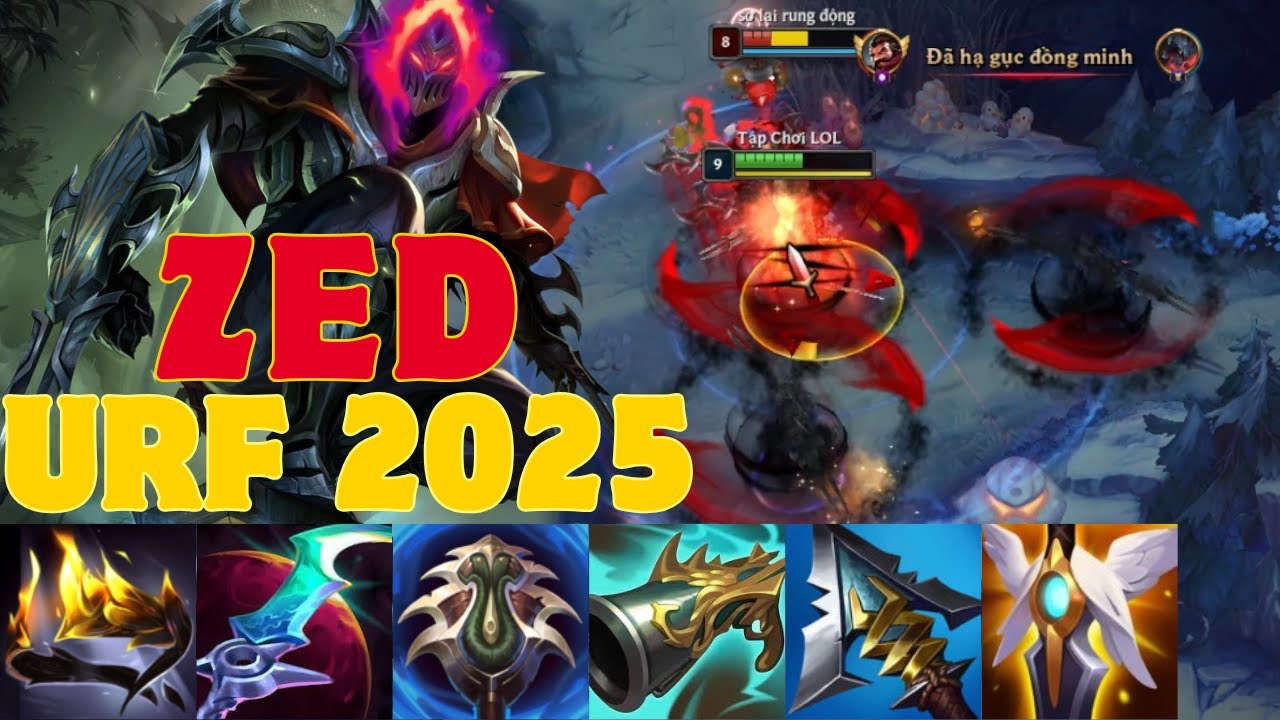 🔥 Zed URF 2026 &ndash; Khi S&aacute;t Thủ B&oacute;ng Tối trở lại mạnh mẽ hơn bao giờ hết trong chế độ URF!