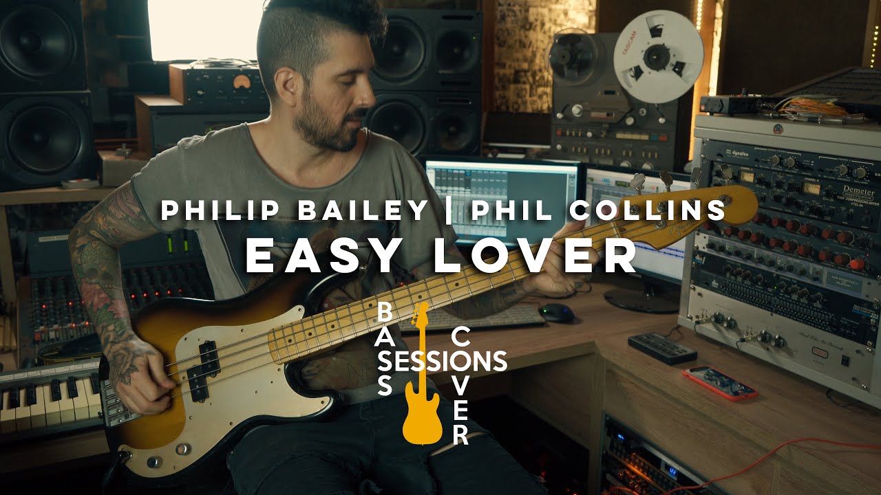 Philip Bailey, Phil Collins - Easy Lover (Bass Cover) 4k Precision Bass