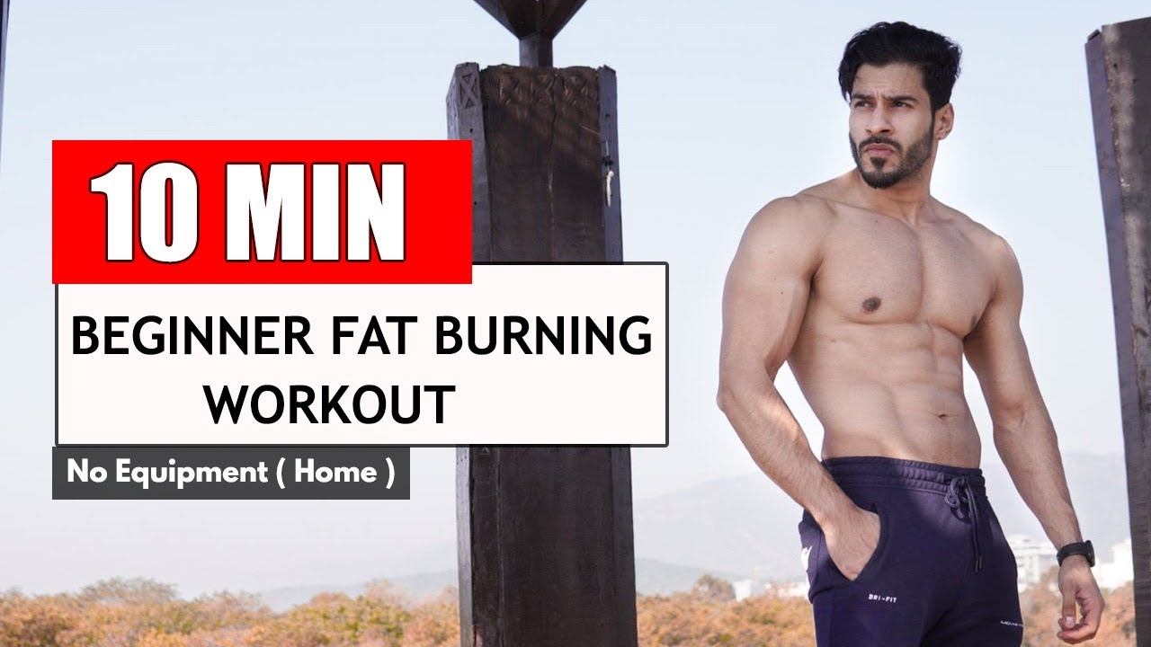 10 Mins Fat Burning Home Routine For BEGINNERS | Lose 10-15 KGS