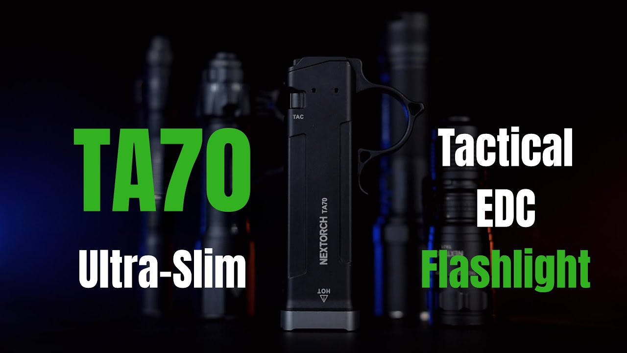 NEXTORCH TA70 Ultra-Slim Tactical EDC Flashlight #lawenforcement #flashlight #edc #gear #nextorch