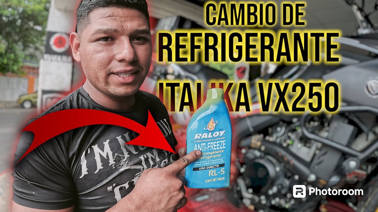 CAMBIO DE REFRIGERANTE A ITALIKA VX250 ADVENTUR.