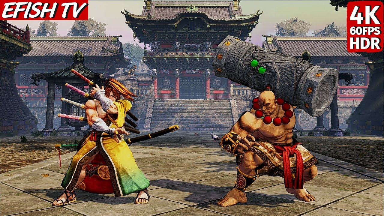 Токугава Ёситора против Ван-Фу (Самый сложный ИИ) - Samurai Shodown