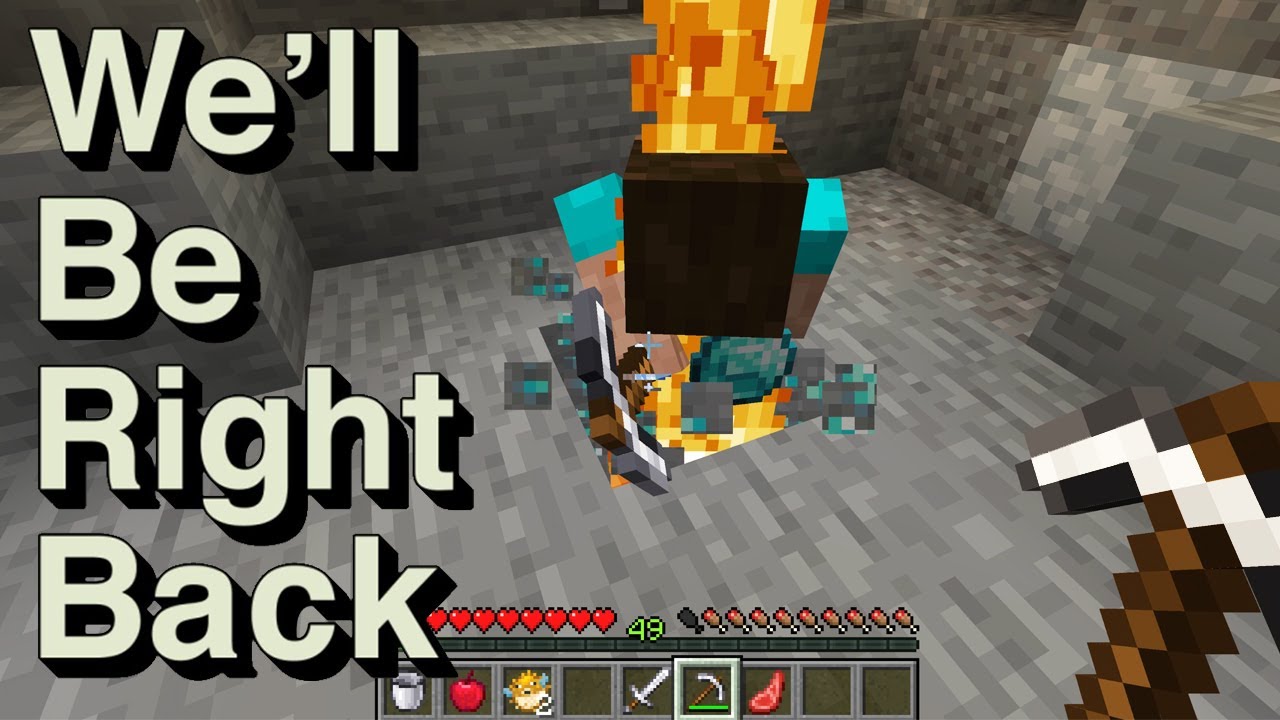 We'll Be Right Back Minecraft: Very Funny moments (God Craft)