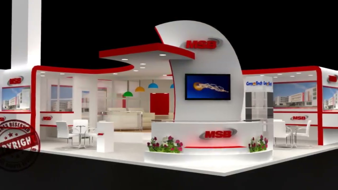 exhibition stall design, stage design & Fabrication