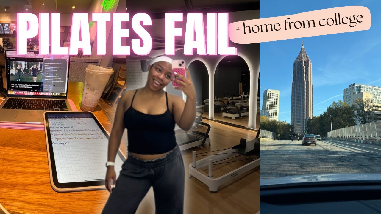 I almost PASSED OUT in pilates... + Productive Study Day & leaving college? || ALEXIS MARIAH