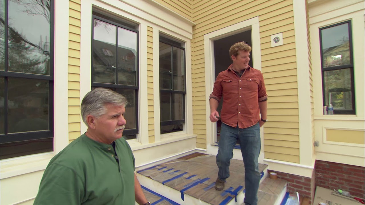 Grothouse Maple Pastore™ Waterfall Wood Countertops in This Old House® The Cambridge Project 2012