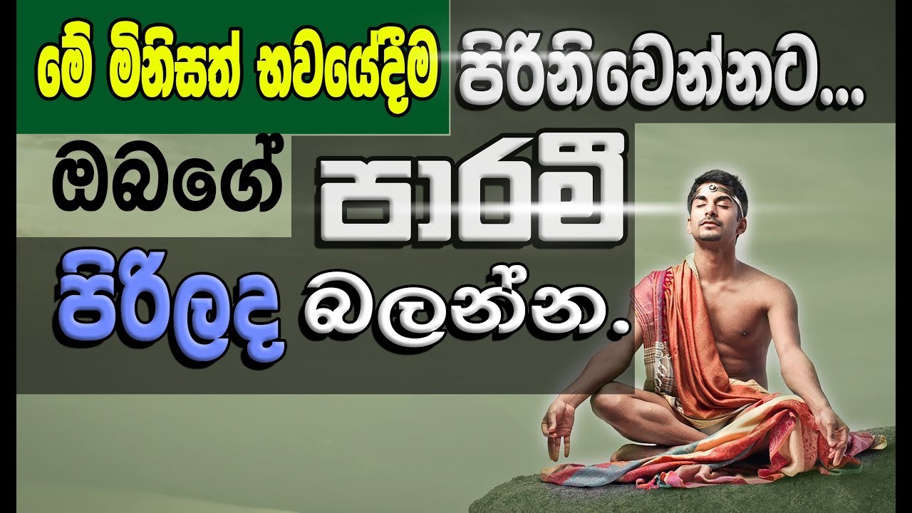 ඔබත් නොදැනුවත්ව පාරමිතා පුරන බෝධි සත්ත්වයෙක්ද..?_Niwan Dakimu