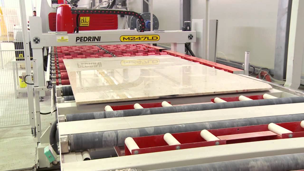 PEDRINI SPA - POLISHING LINE FOR MARBLE SLABS - LINEA LUCIDATURA LASTRE MARMO