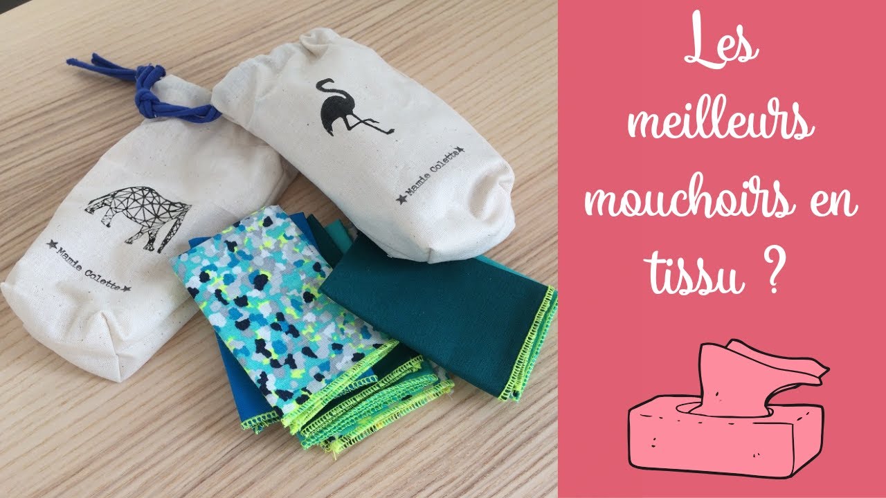 Mouchoirs r&eacute;utilisables : battle Hanky Book vs. Mamie Colette