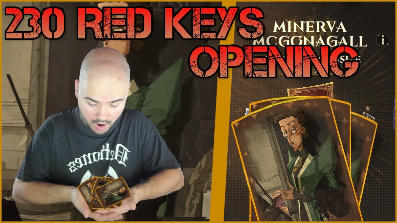 ⚡ Harry Potter : Magic Awakened 230 RED KEYS OPENING (MCGONAGALL EVENT) ⚡