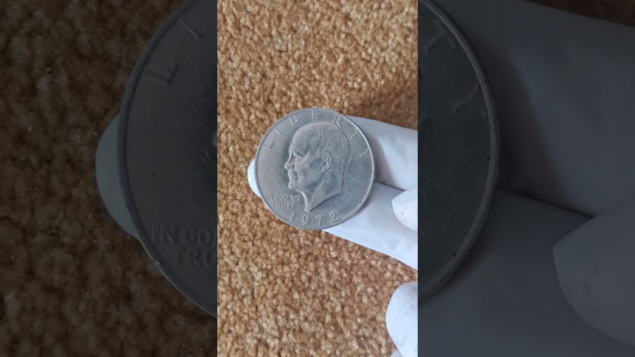 1972 One Dollar Coin Worth $40,000?! 💰 Rare Ike Dollar You Must See! #numismatics #money #rarecoins