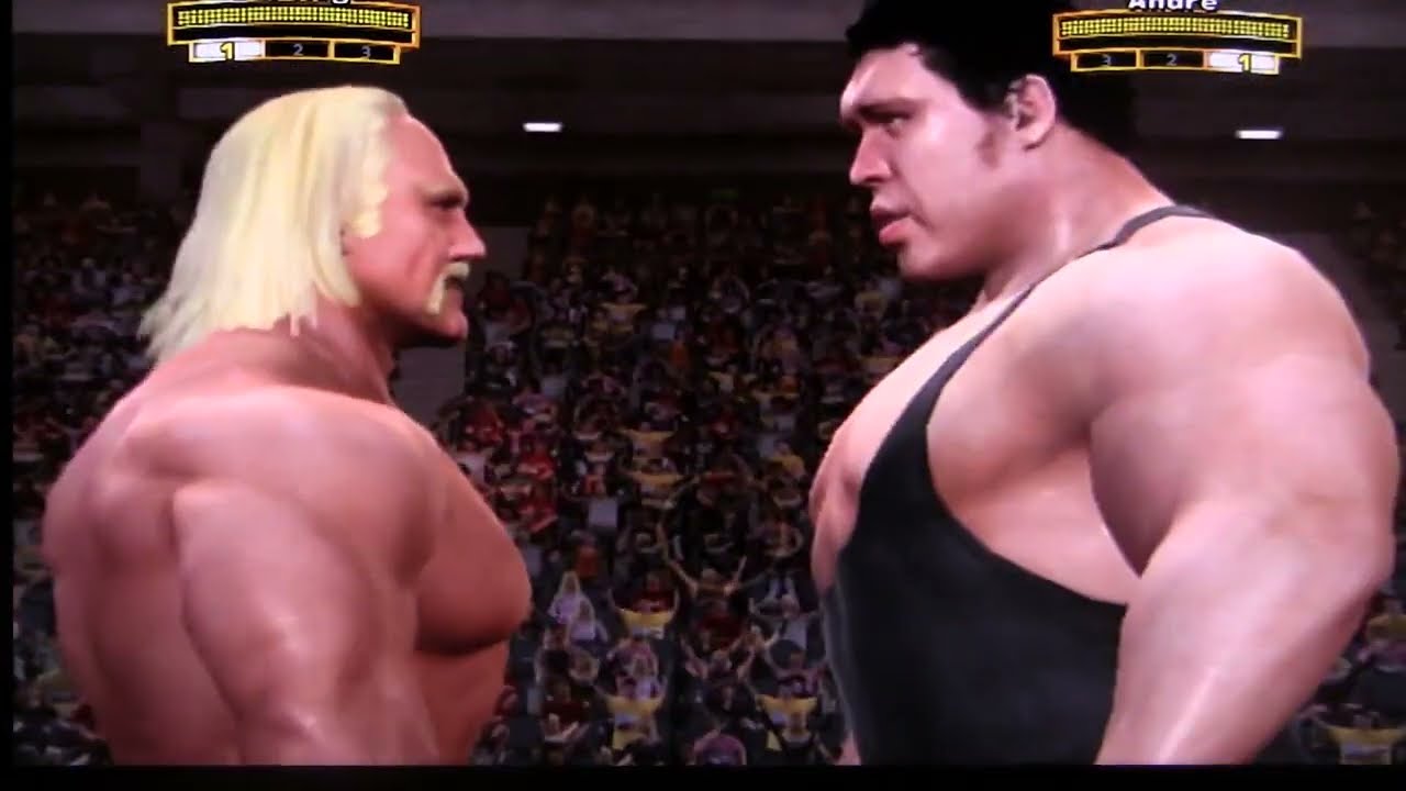 André the Giant vs Hulk Hogan 1987– Classic WWE Exhibition | No Commentary | CRG
