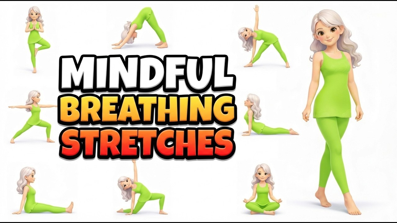 Kids Yoga for Mindfulness | Simple Breathing & Stretches
