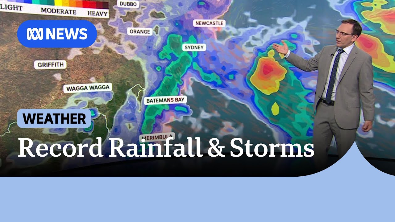Forecast rain and storms on south-east coast, Top End tropical low develops | ABC NEWS