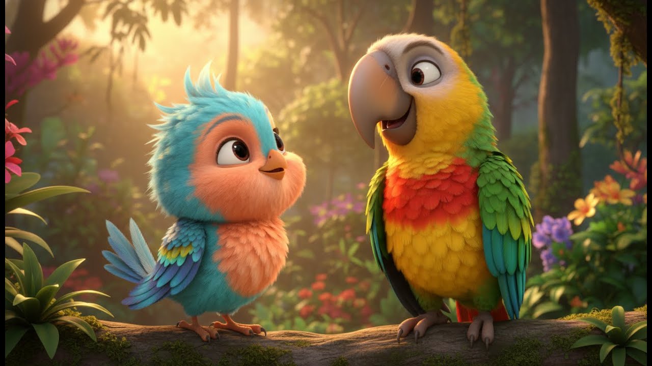 Brave Little Bird 🐤 | Kids Moral Story in English | Short Story for Children |  Inspirational Story