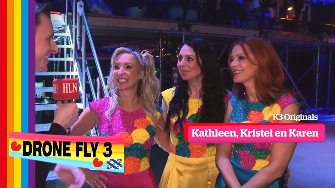HLN K3 Showbits interview met Karen Kristel en Kathleen over de K3 orginals re&uuml;nie in Nederland 