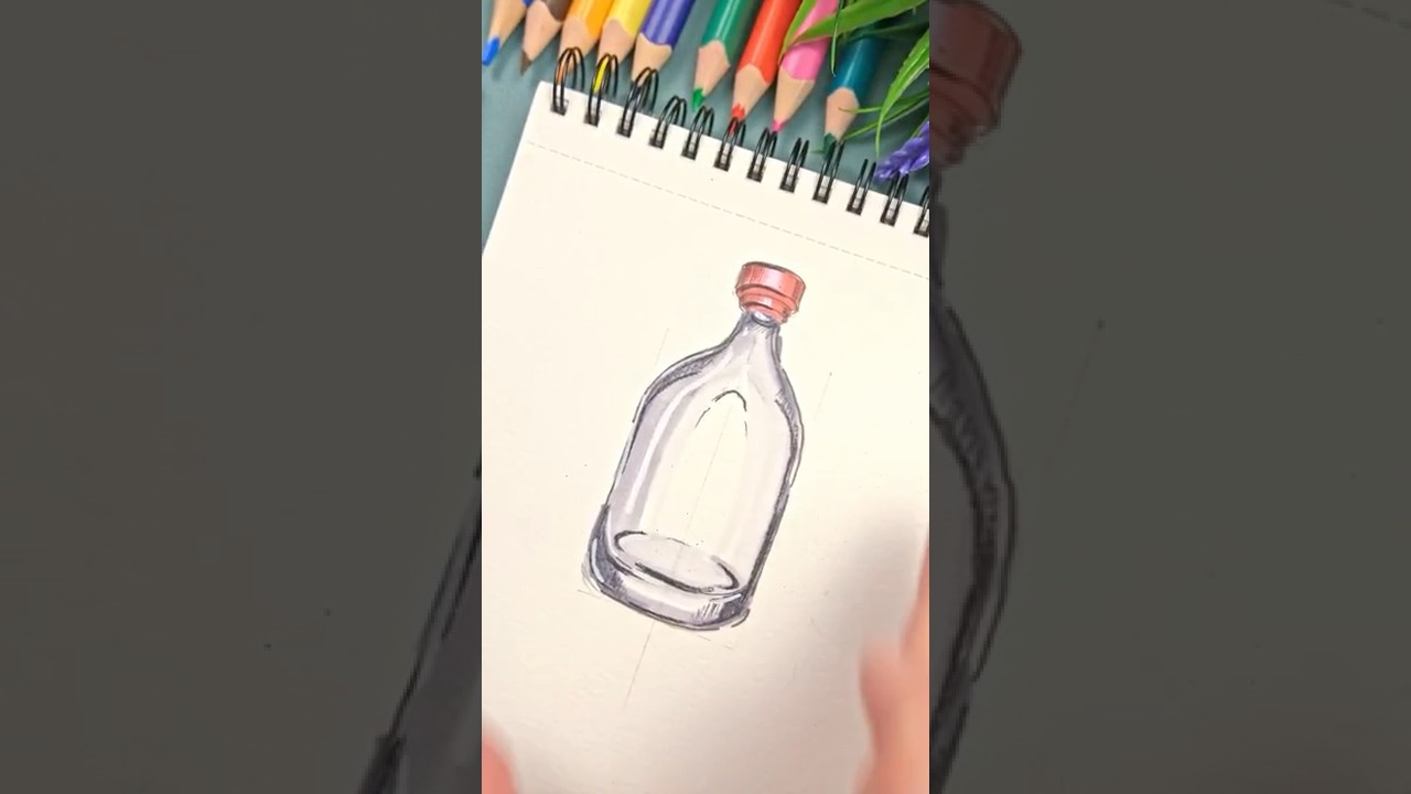 Is Drawing GLASS IMPOSSIBLE? #art #drawingtutorial #howtodraw #drawing #tutorial #pencildrawing