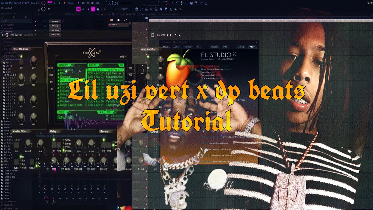 how to make 2016 lil uzi vert type beats (dp beats tutorial)