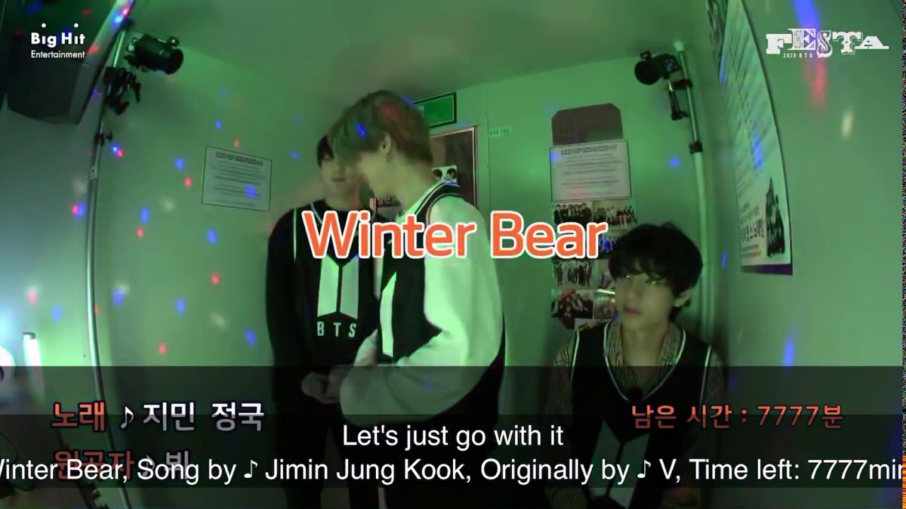 Winter Bear by Jungkook and Jimin (Special guest: V) 2020 FESTA BTS 방탄소년단