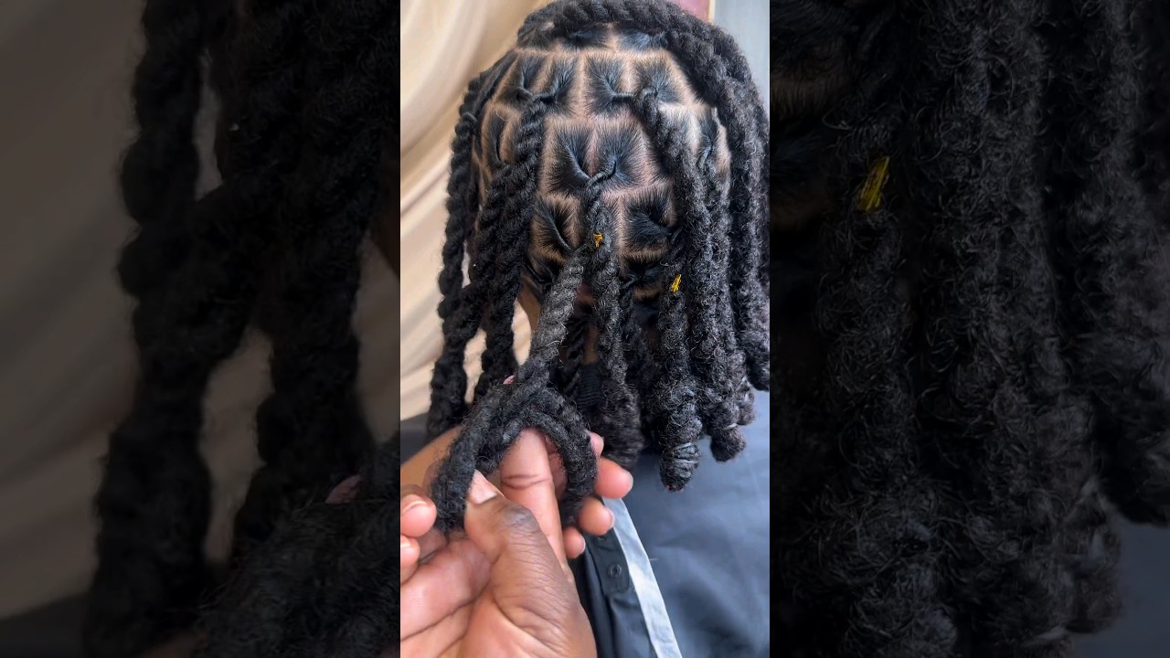 Loc Knot Bob by Nesta ✨💁🏽&zwj;♀️ Book your appointment now www.NappStar #locstylesforwomen #locstyles