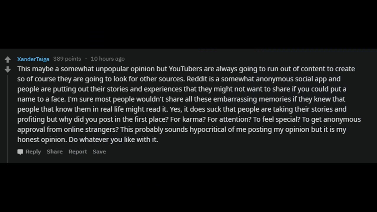 Redditors, how do you feel about YouTube videos of /r/askreddit threads