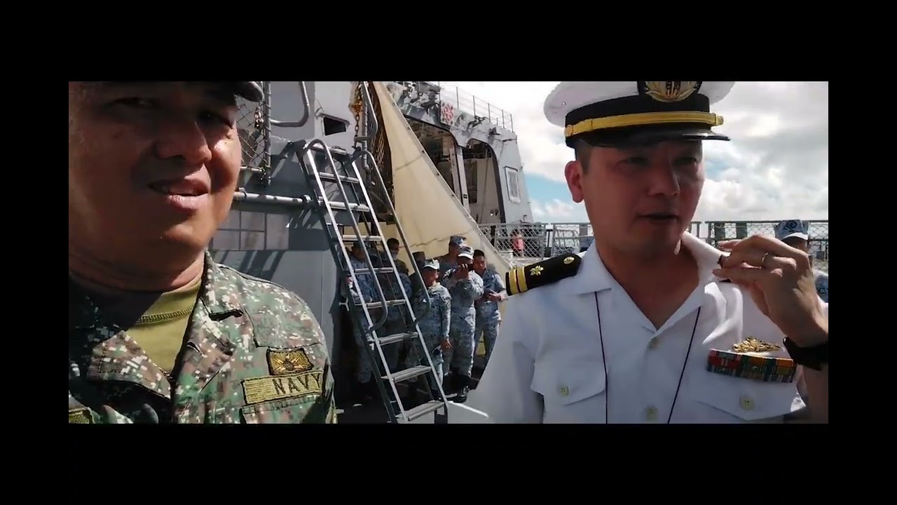 JAPANESE BATTLESHIP JS YAMAGIRI (TV3515) visit DAVAO CITY 