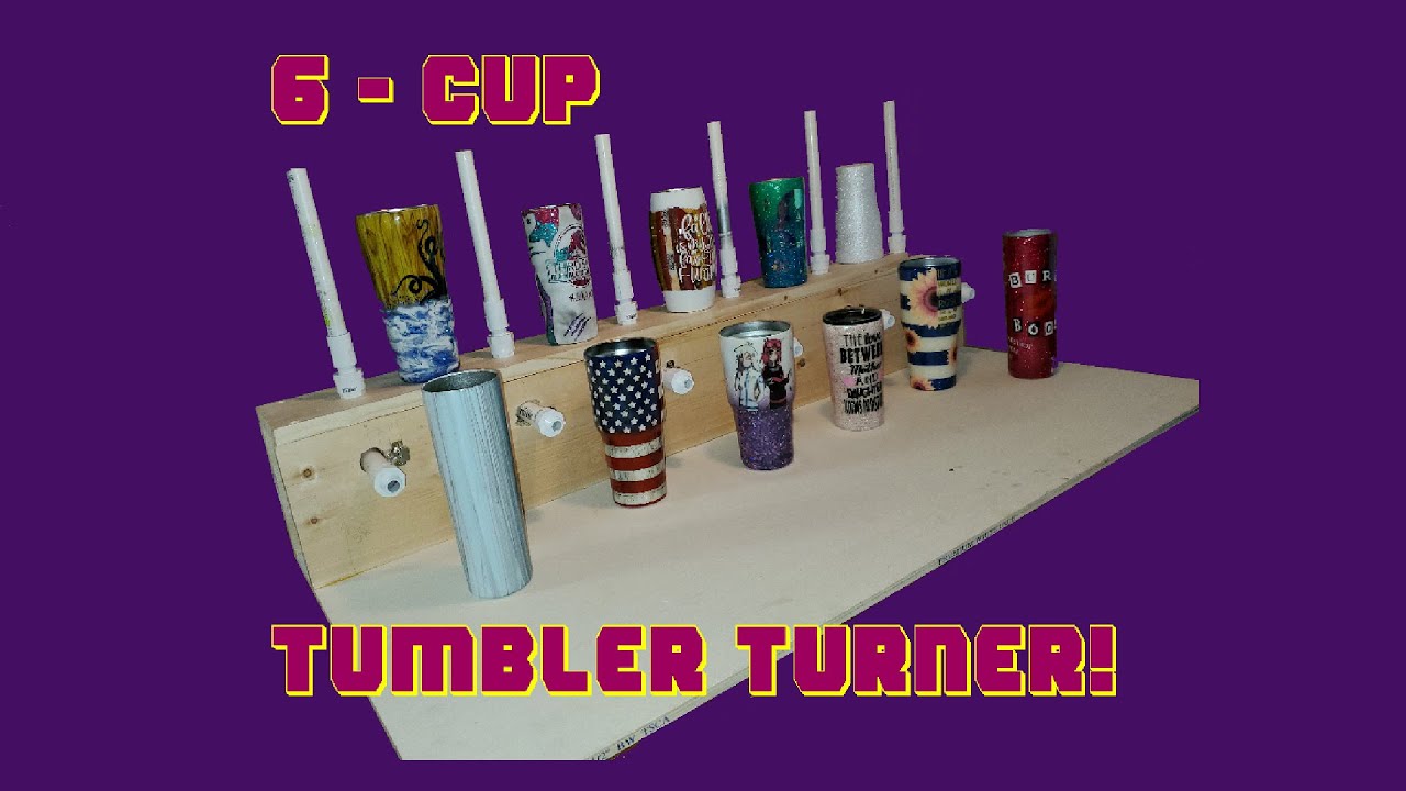 HOW TO BUILD a 6-Turner Tumbler Turner for CHEAP