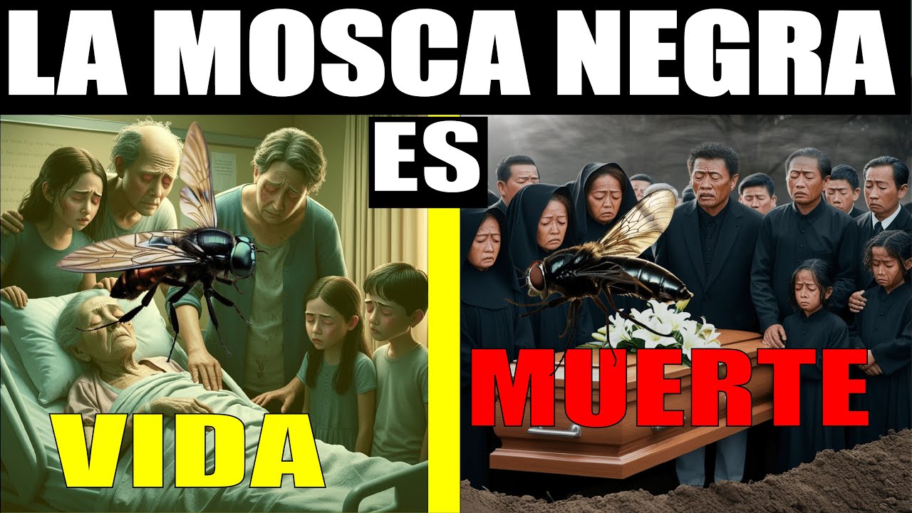 MOSCA NEGRA GRANDE 10 RAZONES: &iquest;ES UN AVISO DE MUERTE O CAMBIO ESPIRITUAL? DESCUBRELO...