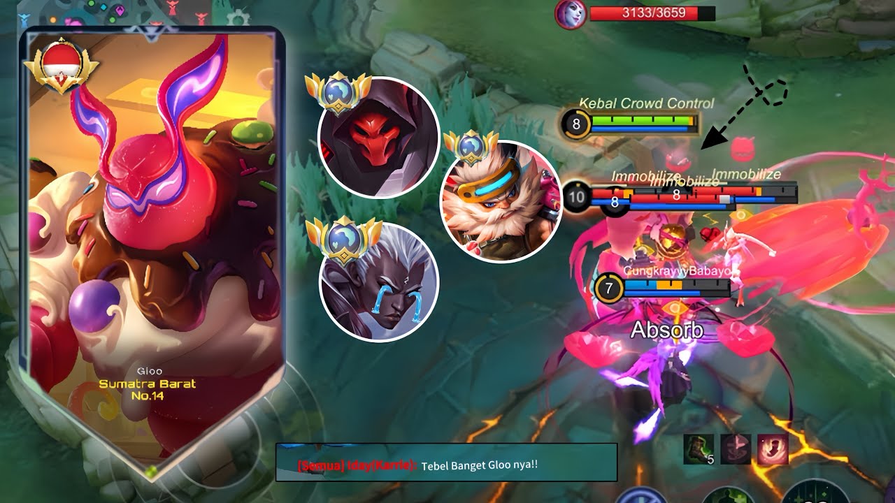 SUPREME GLOO EXP LANE SUPER THICK LANE AND DEMAGE BUIL INSANE- GLOO BEST BUIL AND EMBLEM 2025!!Mlbb