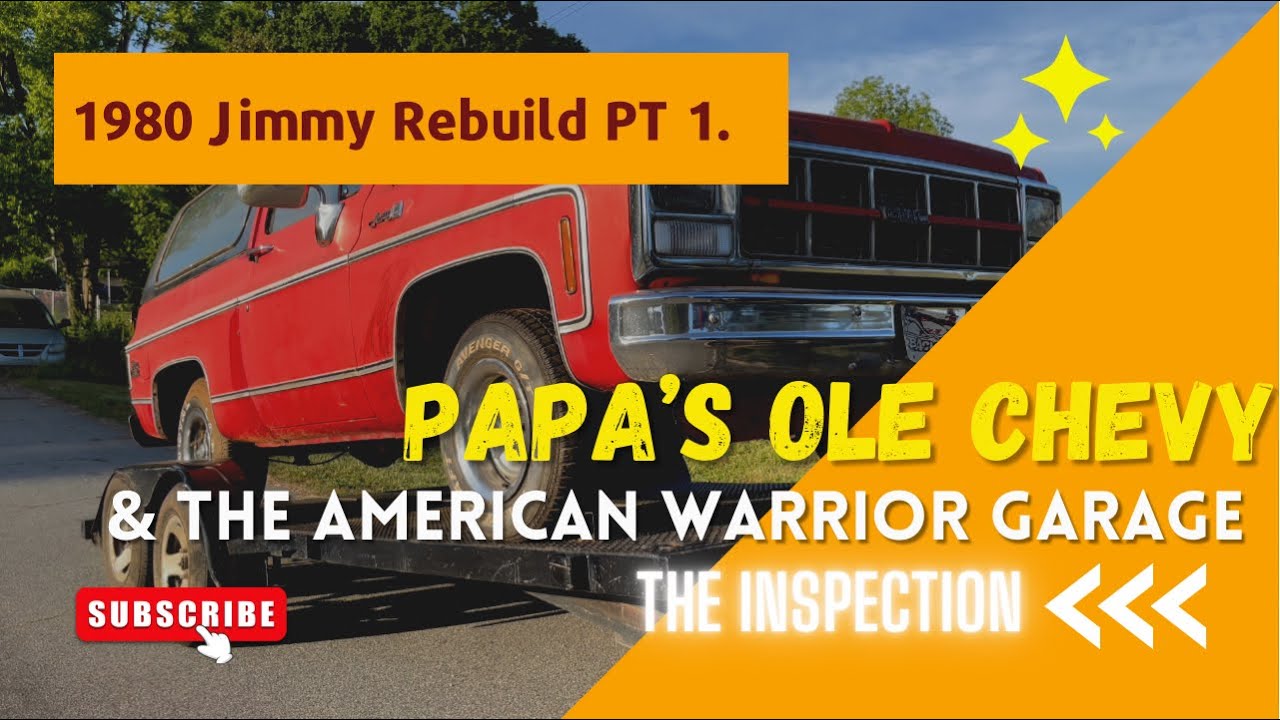 1980 GMC Jimmy Rebuild with the@AmericanWarriorGarage PART 1